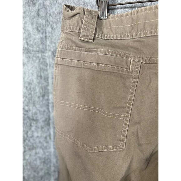 Royal Robbins Mens Utility Pants Size 38 Khaki Cotton Blend Outdoor Wear Read - Picture 8 of 10